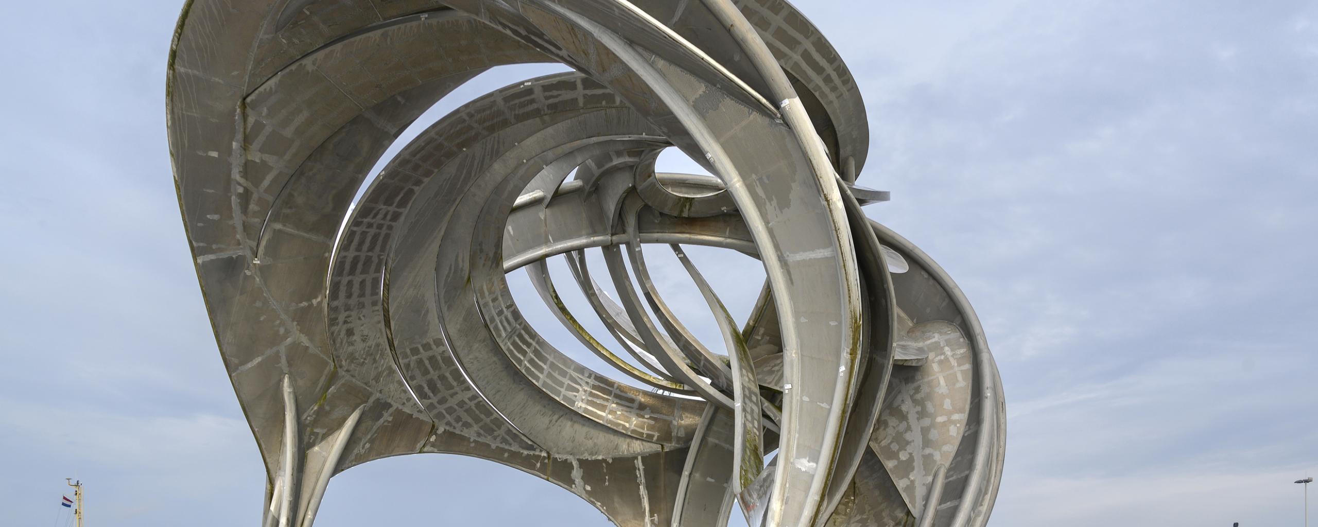 Kunstwerk 'Broken Jug' van Frank Stella