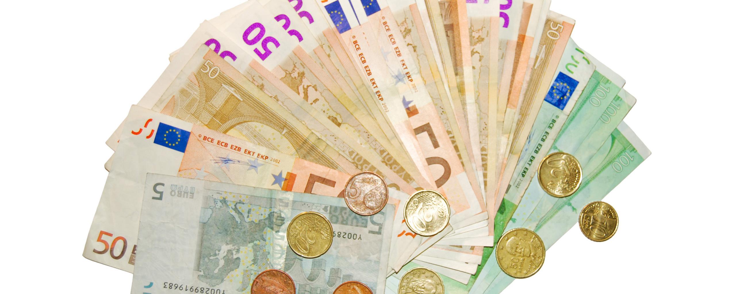 munt en papiergeld euro