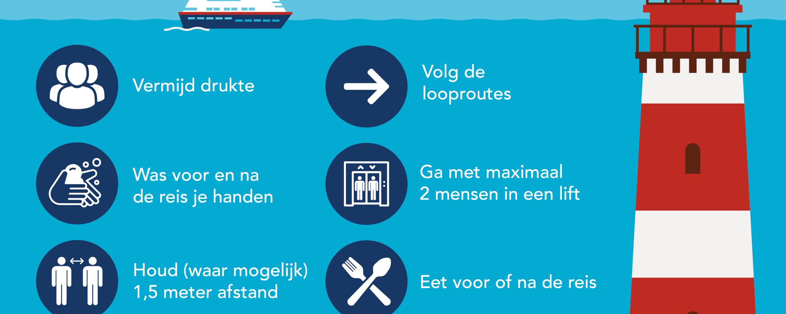 Houd je aan de coronamaatregelen tijdens je bezoek aan de Wadden.