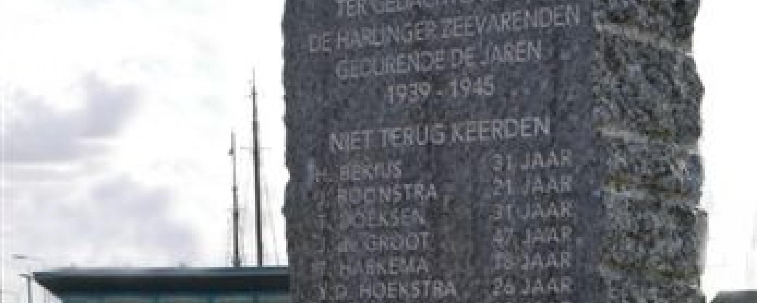 Zeeliedenmonument Waddenpromenade Harlingen