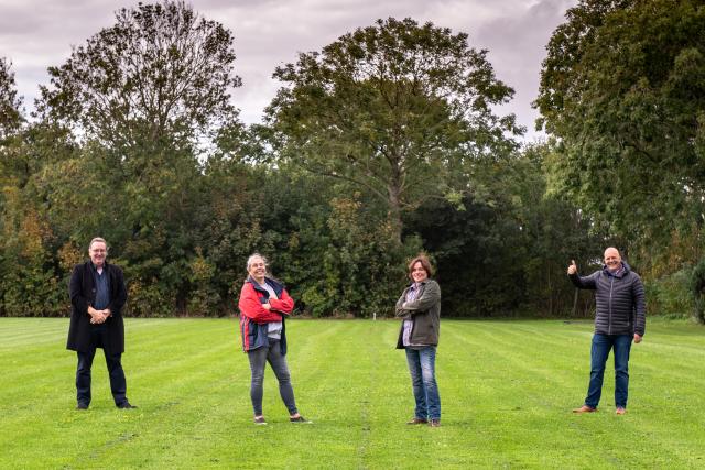 Werkgroep Balklandpark Noord met wethouders in gesprek