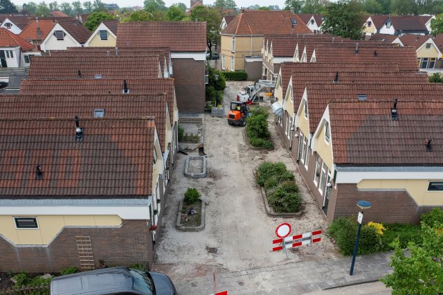 Zicht op Tjerk Hiddes de Vriesstraat